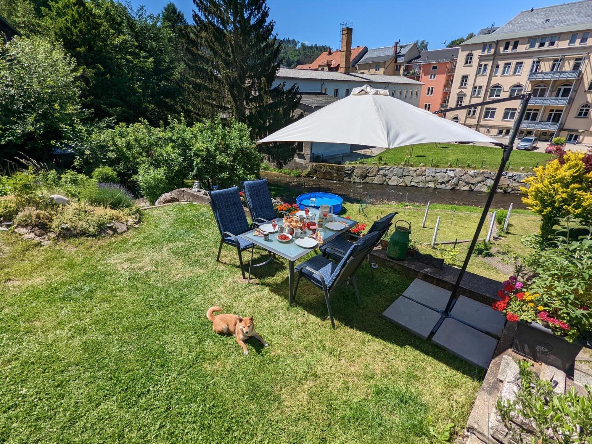 Hw3 - Urlaubsmagie - Helle, Grosse Wohnung Mit Pool เซบนิทซ์ ภายนอก รูปภาพ
