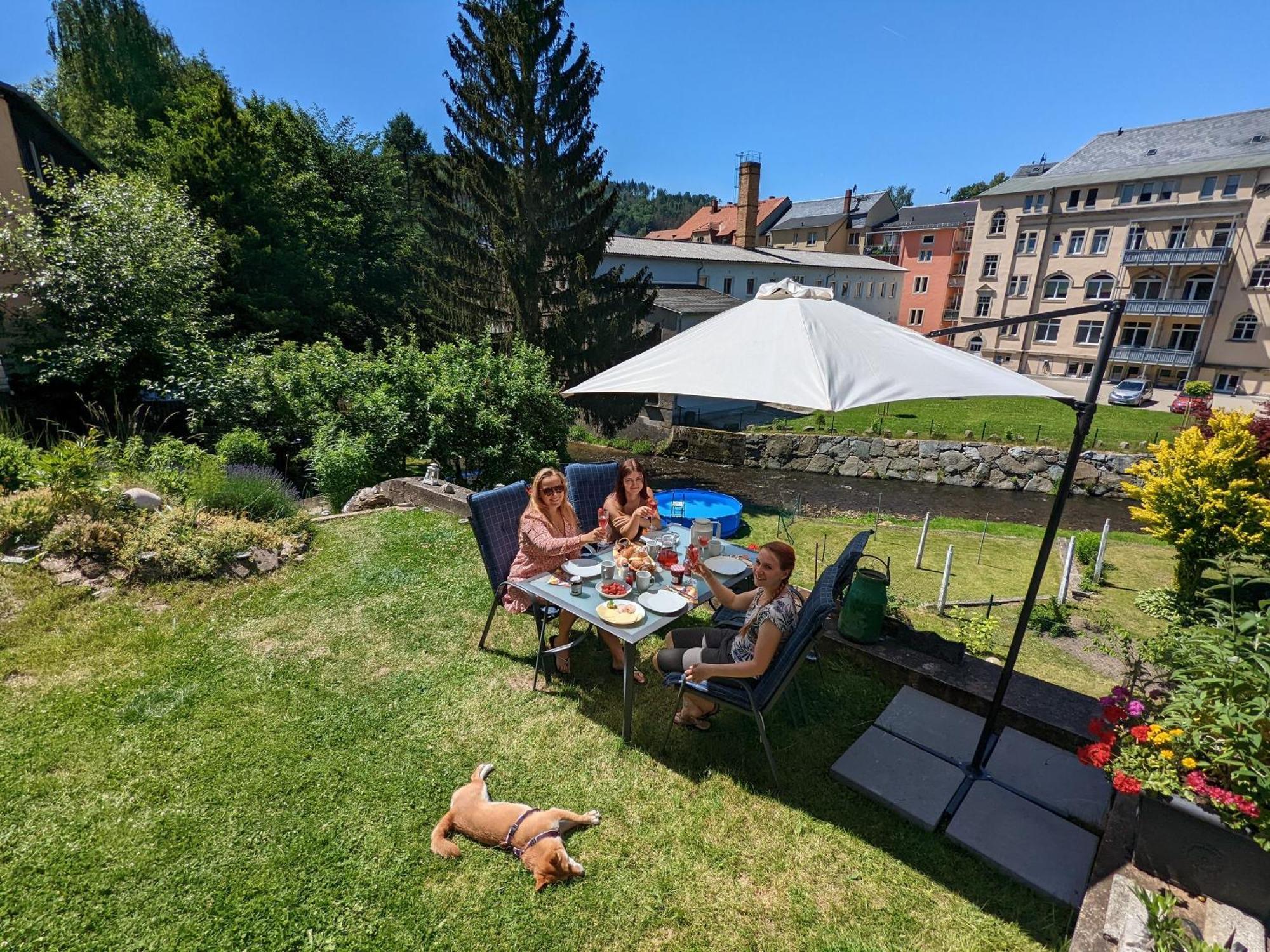 Hw3 - Urlaubsmagie - Helle, Grosse Wohnung Mit Pool เซบนิทซ์ ภายนอก รูปภาพ