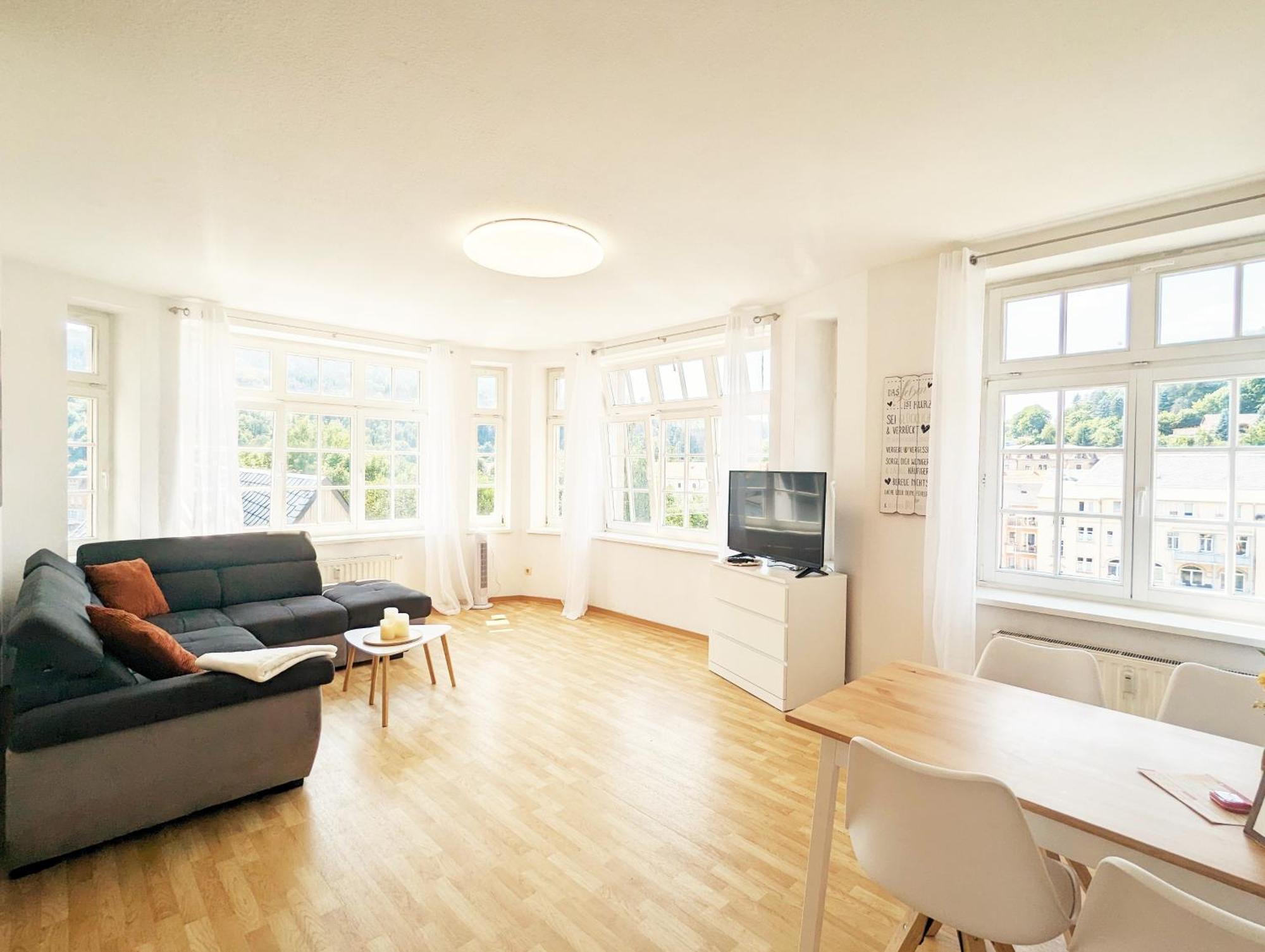 Hw3 - Urlaubsmagie - Helle, Grosse Wohnung Mit Pool เซบนิทซ์ ภายนอก รูปภาพ