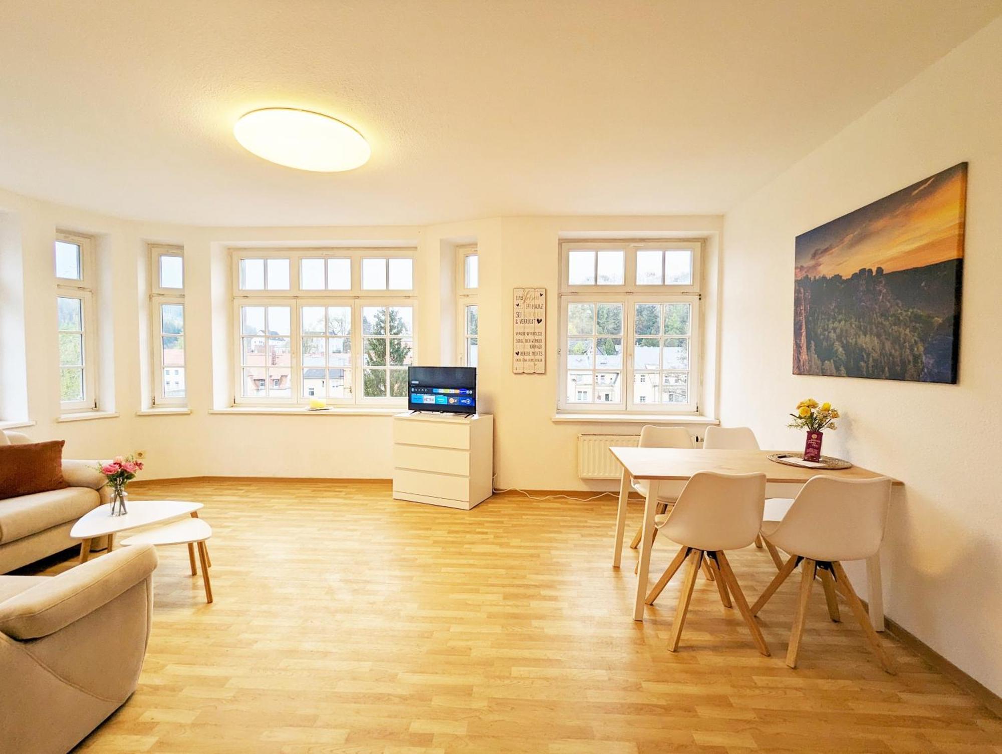 Hw3 - Urlaubsmagie - Helle, Grosse Wohnung Mit Pool เซบนิทซ์ ภายนอก รูปภาพ