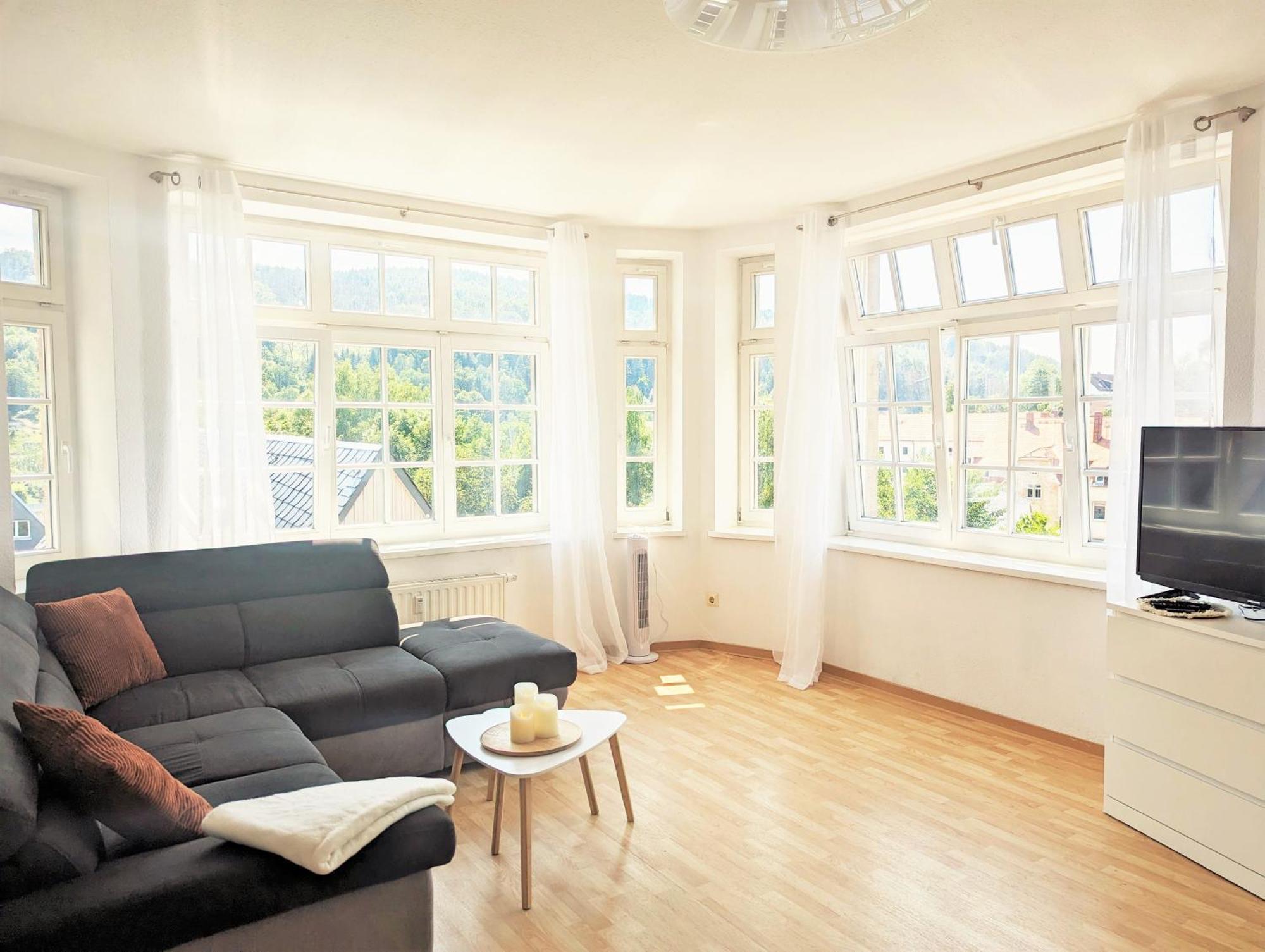 Hw3 - Urlaubsmagie - Helle, Grosse Wohnung Mit Pool เซบนิทซ์ ภายนอก รูปภาพ