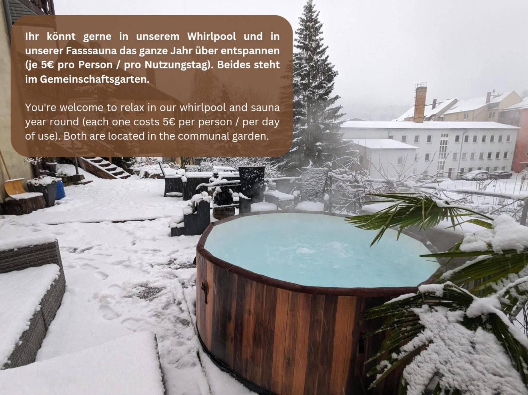 Hw3 - Urlaubsmagie - Helle, Grosse Wohnung Mit Pool เซบนิทซ์ ภายนอก รูปภาพ